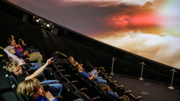 Planetarievisning i Wisdome Umeå
