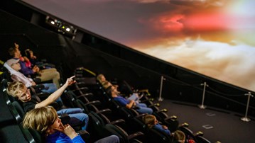 Planetarievisning i Wisdome Umeå