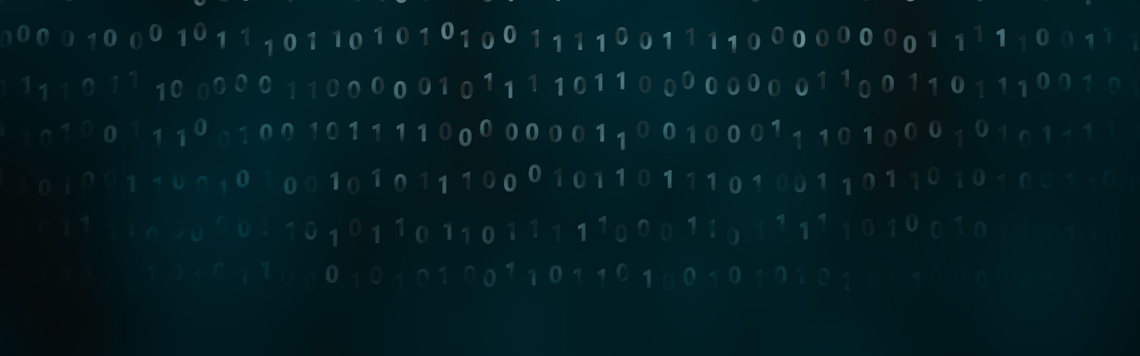 Bakgrund med binära tal