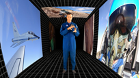 Astronauten Christer Fuglesang i filmen 'Rymdresan'.