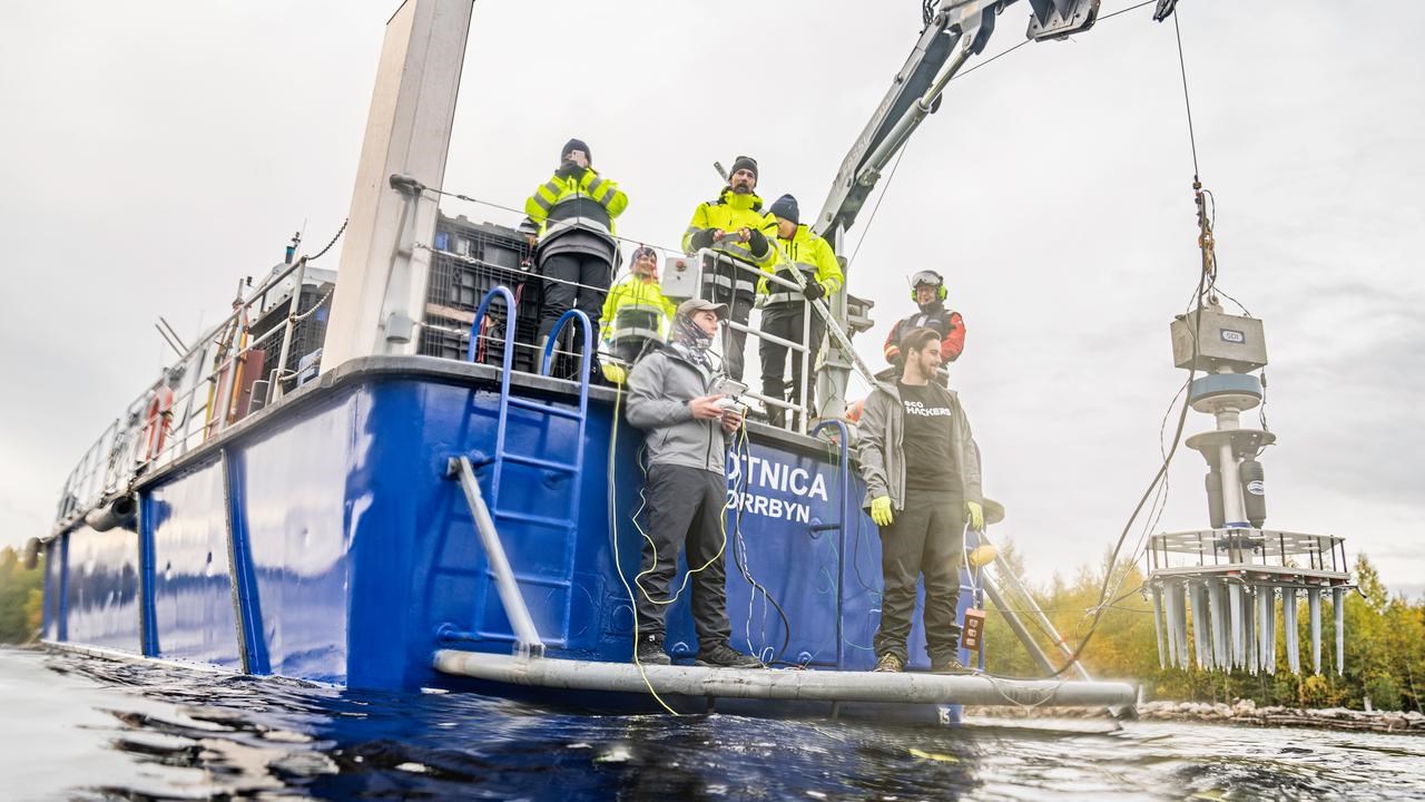 Utsättning av SPEARS i vatten