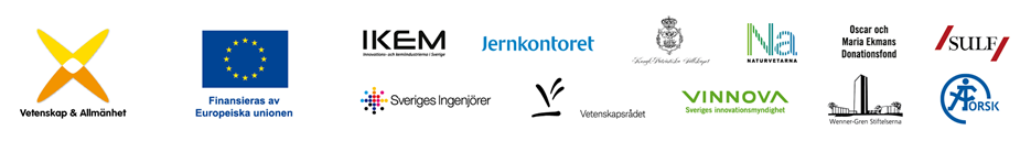 loggor medfinansiärer ForskarFredag