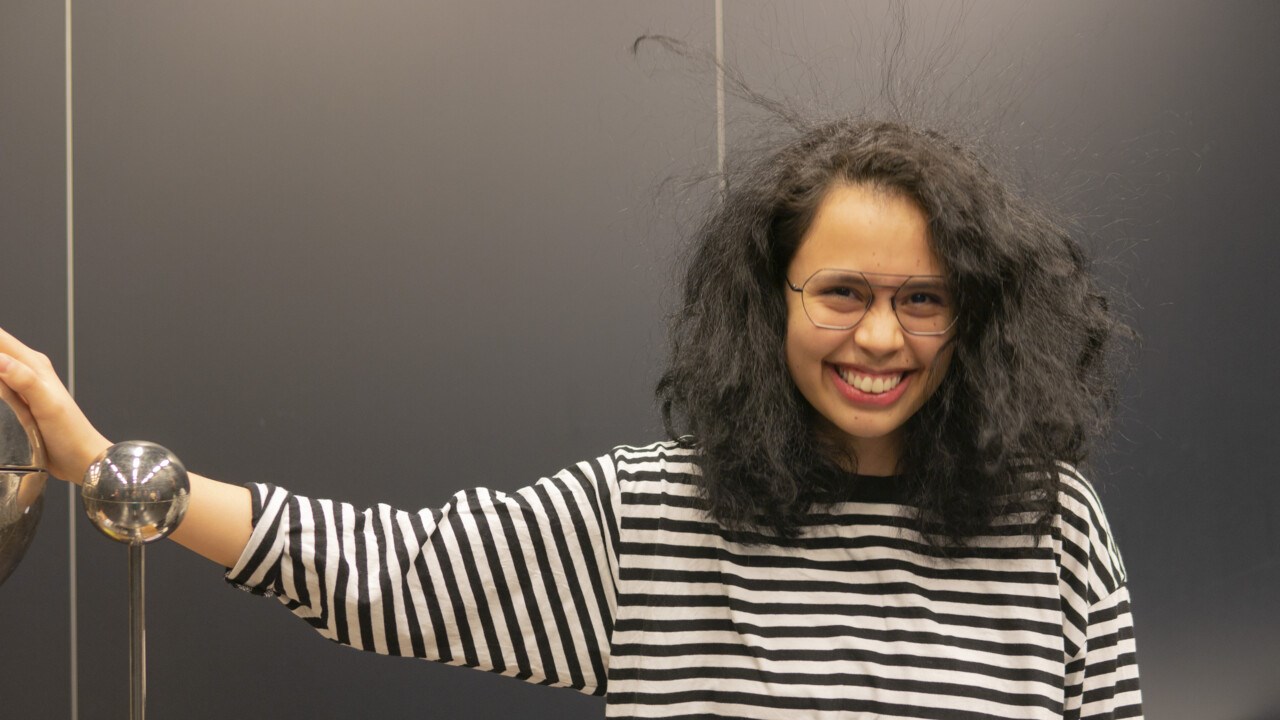 Gabriela Peña, besöksvärd på Curiosum