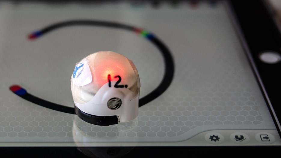 Ozobot följer en linje